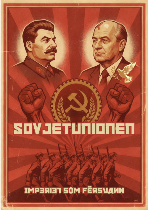Sovjetunionen — imperiet som försvann — affisch